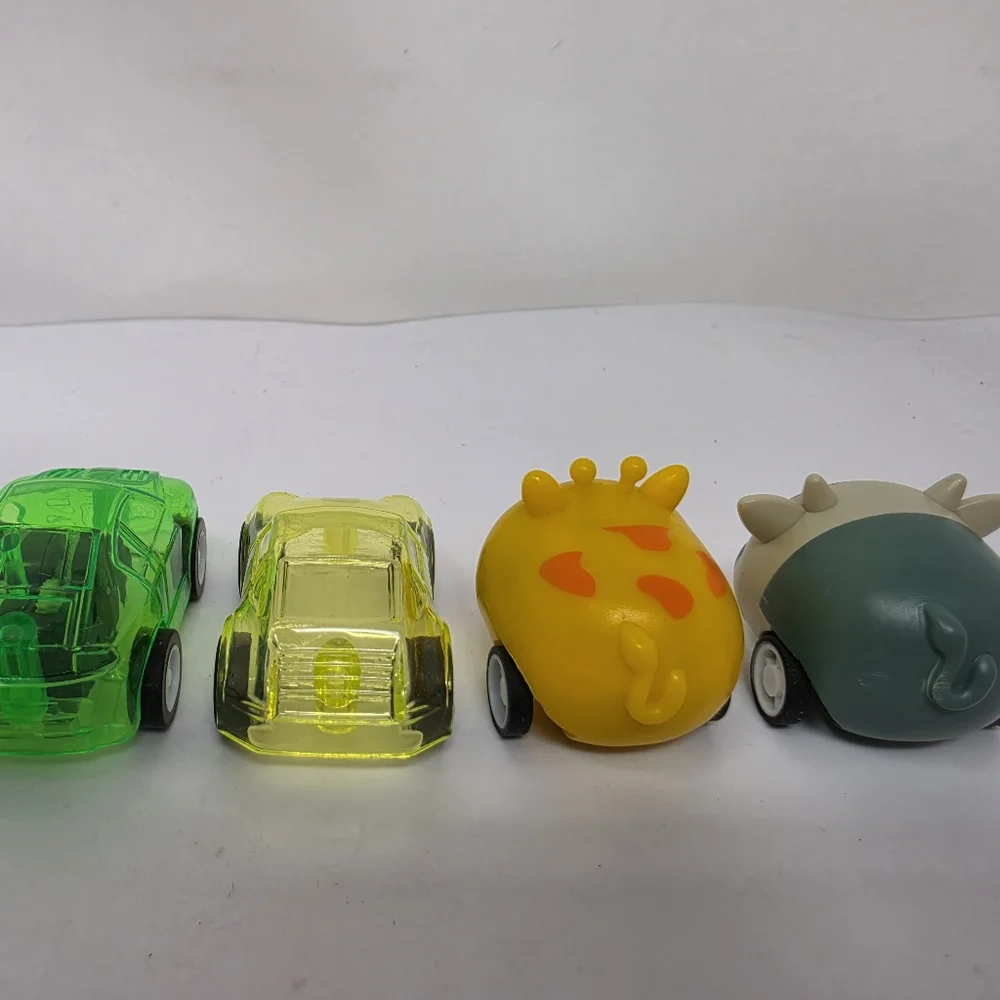 Plastic Toy Pullback Cars Lot